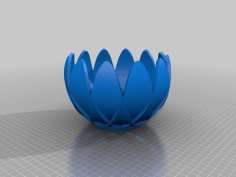 Lotus Bowl 01 3D Printer Model