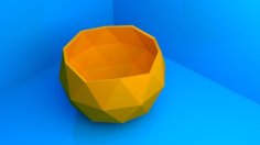 Low Poly Cup/bowl 3D Printer Model