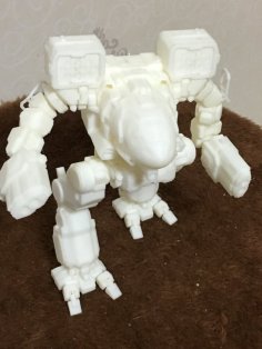 Articulated MWO Timberwolf 3D Printer Model