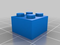 Lego® Block’s 2×2, 3×2, 4×2, 6×2 3D Printer Model