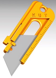 (K.U.T) Keychain Utility Tool 3D Printer Model