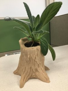 Tree Stump Planter 3D Printer Model