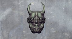 Hannya Mask 01 3D Printer Model