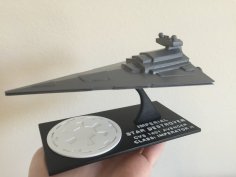 Star Wars Star Destroyer With Detailed Stand 3D Printer Model