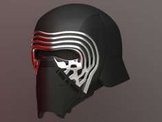 Kylo Ren Helmet 3D Printer Model