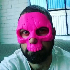 Skull Mask 3D Printer Model