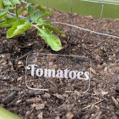 Laser Cut Plant Labels Markers Garden Decor