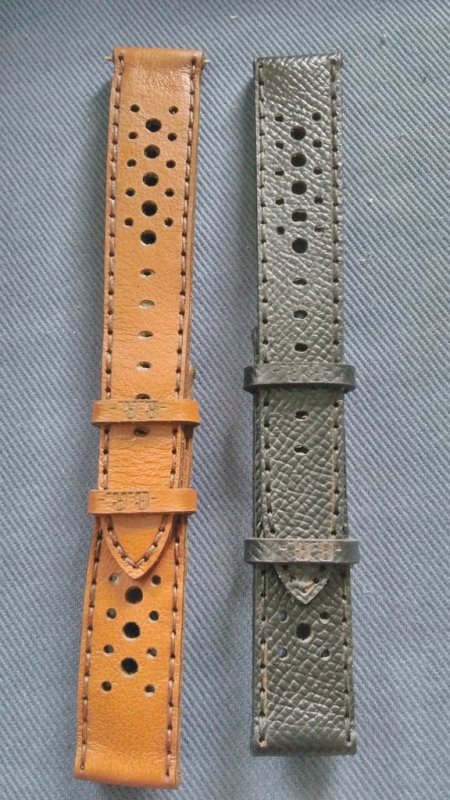 Laser Cut Rallye Style Watch Band