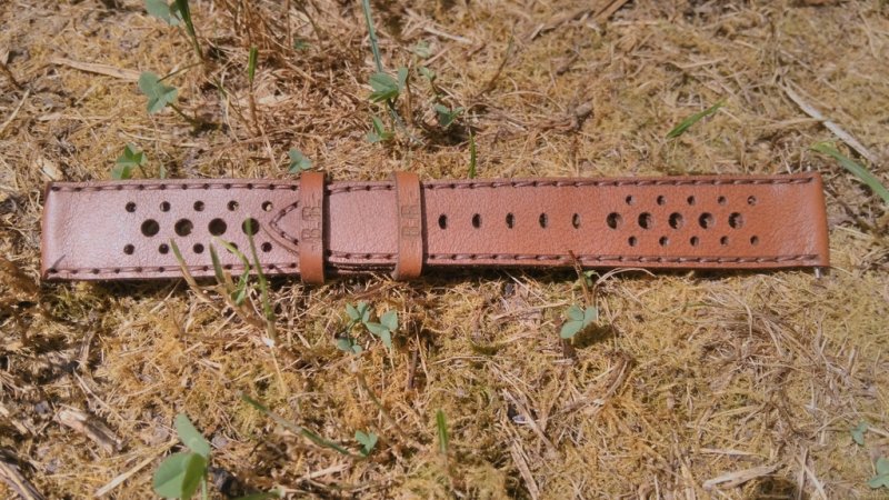 Laser Cut Rallye Style Watch Band