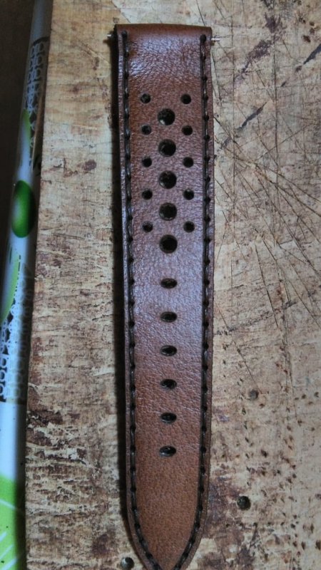 Laser Cut Rallye Style Watch Band