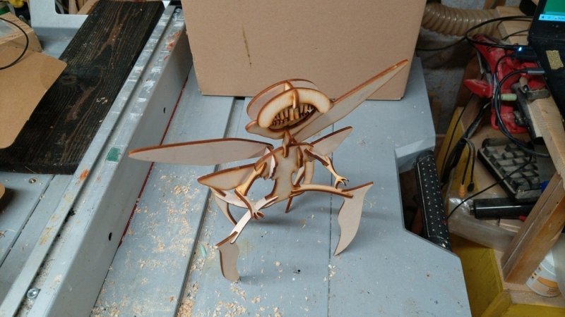 Laser Cut Tooth Fairy from Hellboy 2