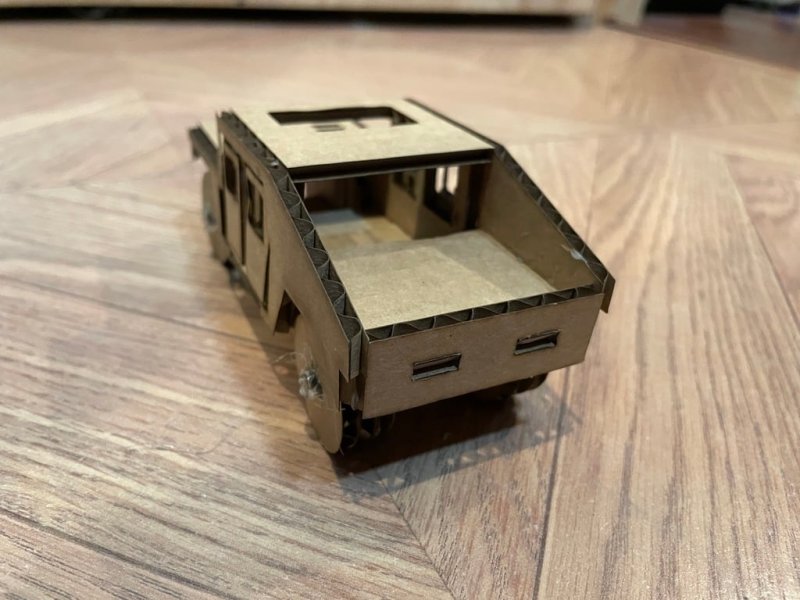 Laser Cut Tinkercad Hummer