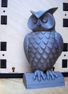 Owl Statue 3D Printer Model