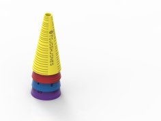 Stackable Therapy Cones 3D Printer Model