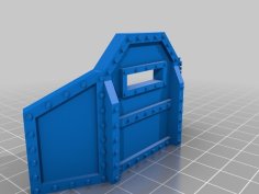 Single Warhammer 40K Defence Wall 3D Printer Model