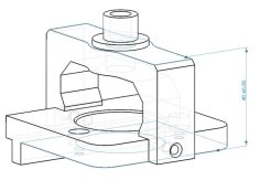 Furniture Hinge Guide 35 Mm Dia 3D Printer Model