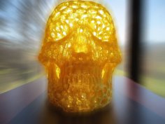 Skull Voronoi 3D Printer Model