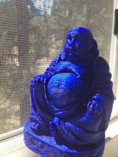 Laughing Buddha (with Flat Base) 3D Printer Model