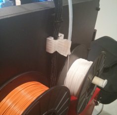 Improved Filament Guide Tube Holder For Replicator 2 3D Printer Model