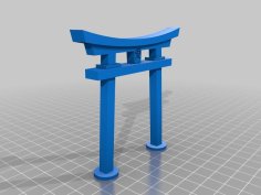 Miniature Japanese Torii 3D Printer Model