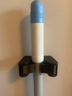 Broom Gripper, Holder 3D Printer Model