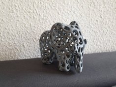 Elephant – Voronoi Style : 200% And More 3D Printer Model