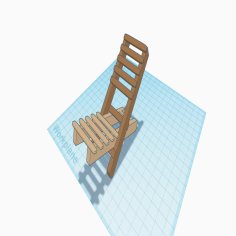 Foldable Deck Chair 3D Printer Model