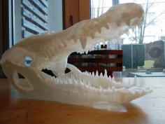 Alligator Skull 3D Printer Model