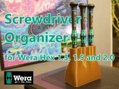 # Screwdriver Organizer (Wera Hex Only) 3D Printer Model