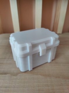 AA Battery Storage Box (fixed Lock Mechanism) 3D Printer Model