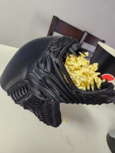 Alien Popcorn Bucket 3D Printer Model