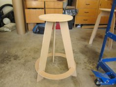 Laser Cut Workshop Stool V2