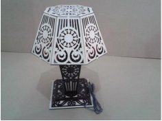 Laser Cut Decorative Table Lamp