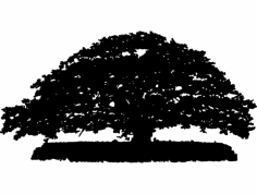 Archivo dxf de árbol grande