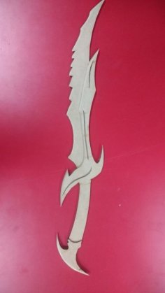 Laser Cut Daedric Sword MDF 1:1 Scale