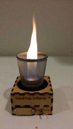 Laser Cut Desktop Fire Tornado