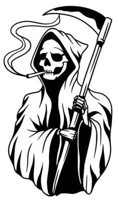 2D Grim Reaper 10 3D Printer Model