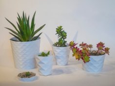 Parametric Flower Pots 3D Printer Model