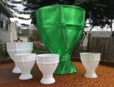 Goblet, Grail, Chalice Or Ornate Vase 3D Printer Model