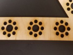 Laser Cut Tetrix 9-Hole Template