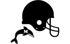 Dolphin Helmet 3d dxf File