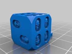 Skull D6 Dice 3D Printer Model