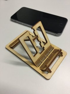 Laser Cut  Living Hinge Phone Stand