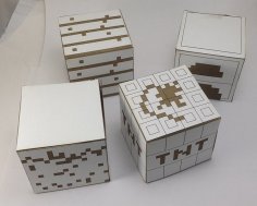 Minecraft Cardstock Laser Cut Blocks