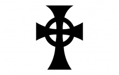 ب فایل dxf Saints Cross