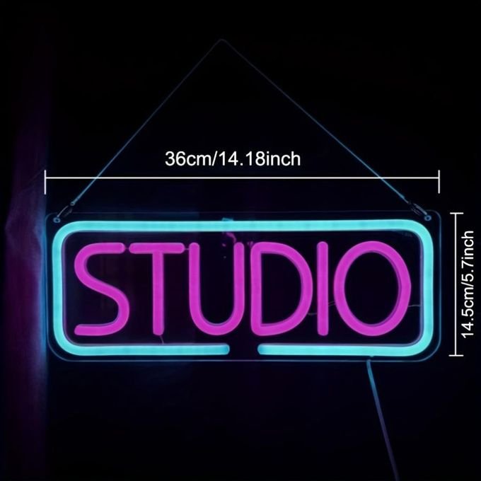 Laser Cut Studio Neon Sign