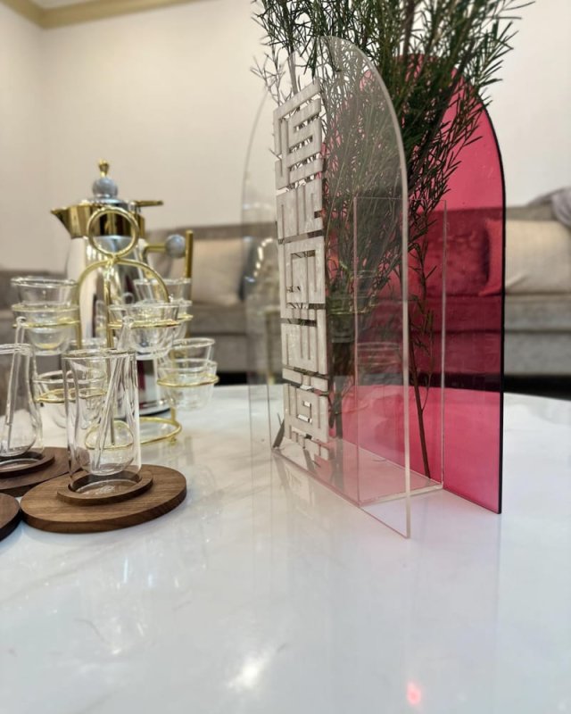 Laser Cut Acrylic Vase For Flowers