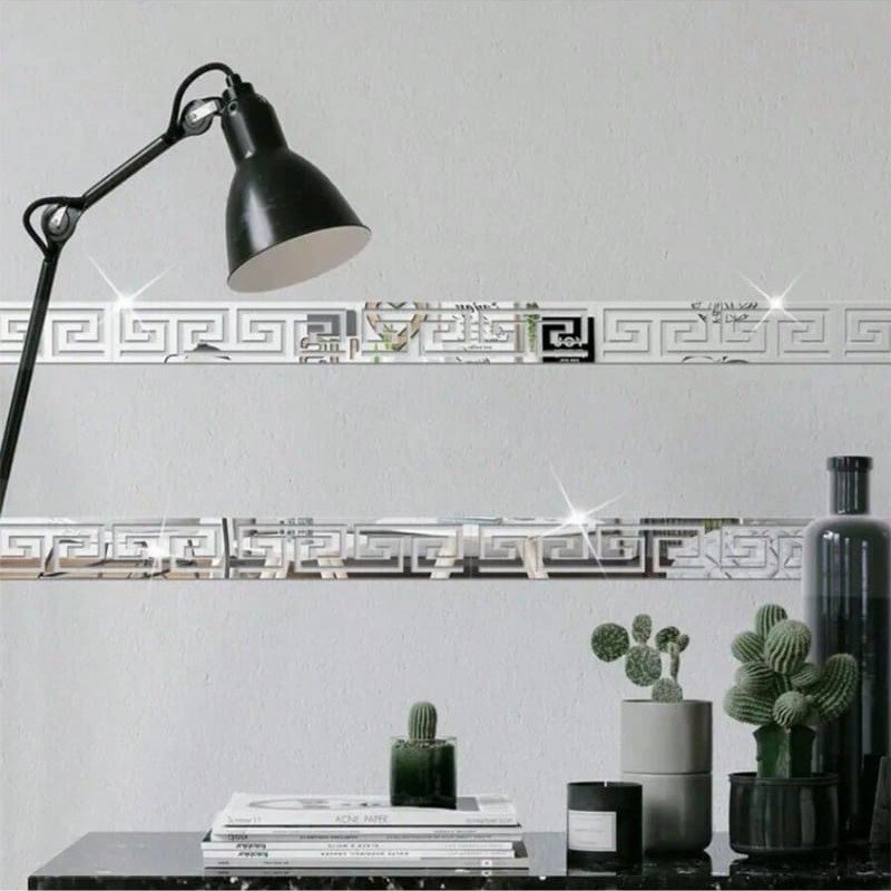 Laser Cut Geometric Greek Key Pattern For Home Decor Art