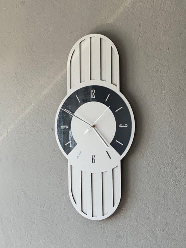 Laser Cut Modern Design Wall Clock Living Room Decor