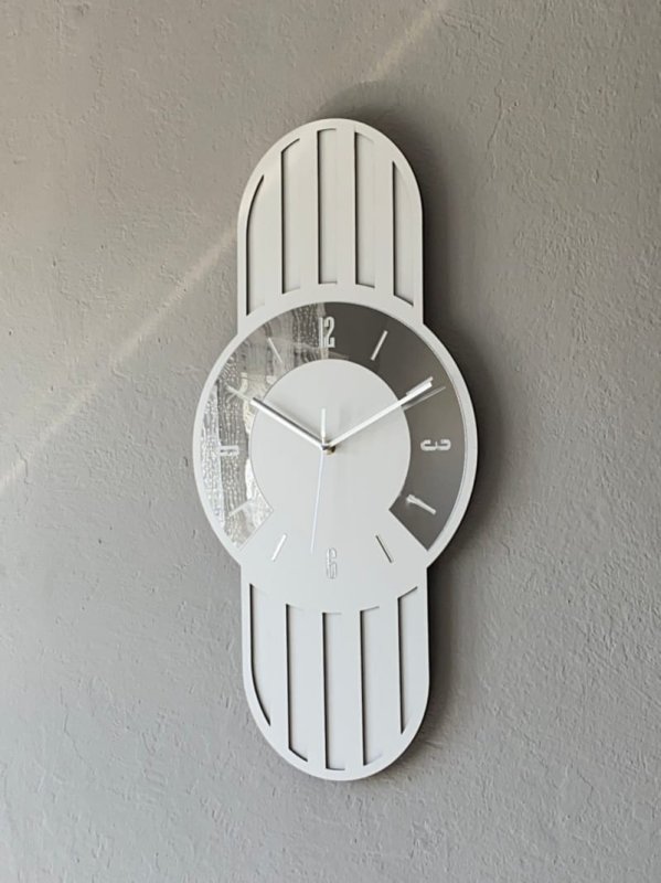 Laser Cut Modern Design Wall Clock Living Room Decor